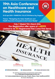 19th Asia Conference on Healthcare and Health Insurance Brochure